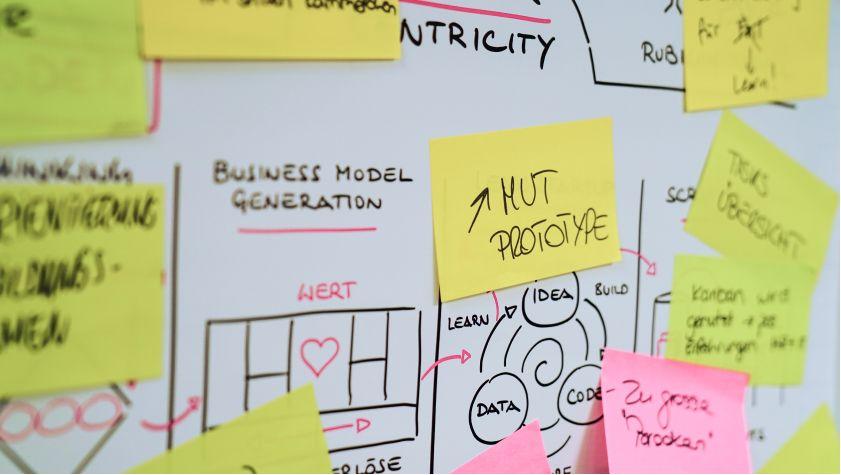 Fokus auf Post-its