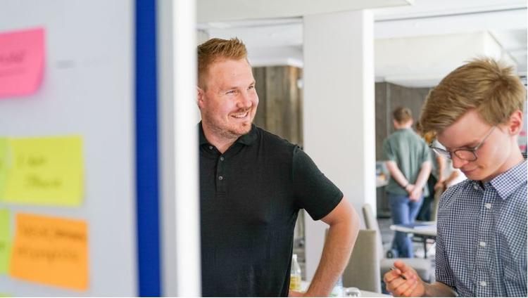 Fokus auf Teilnehmer während eines Seminars